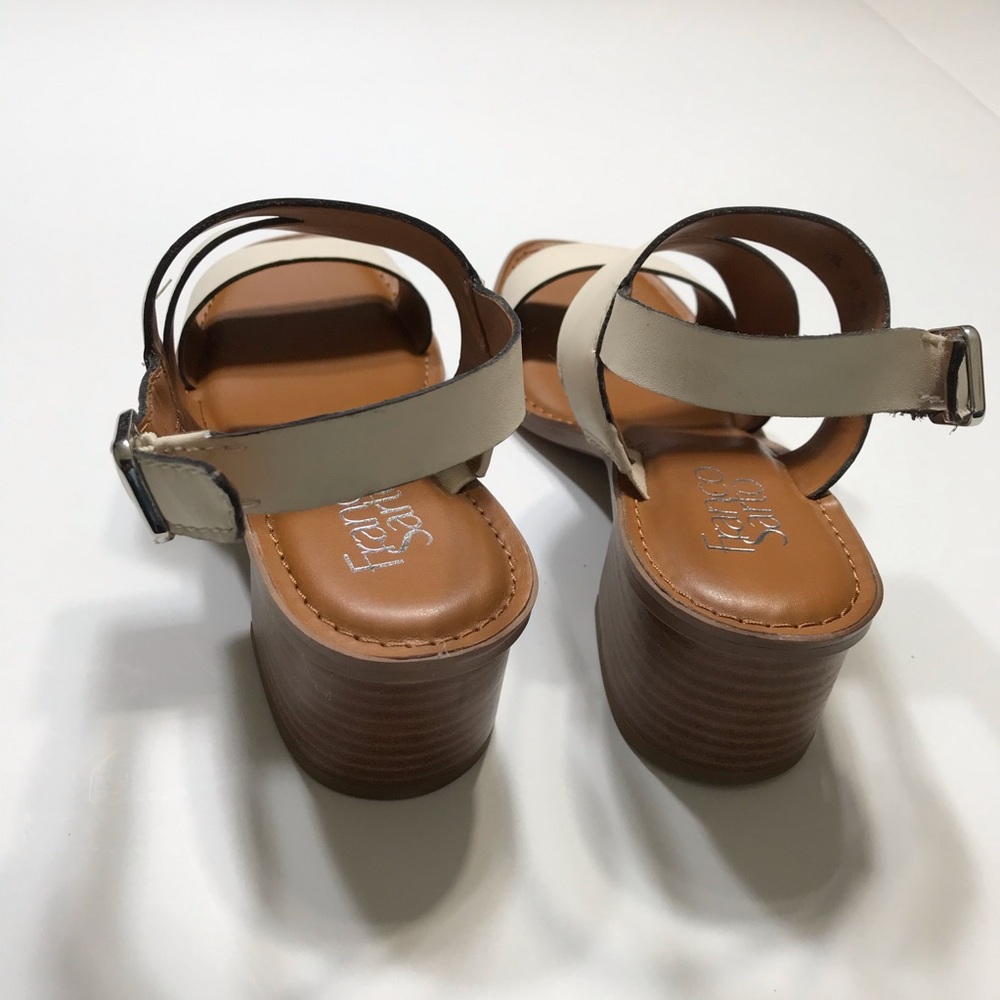 Franco Sarto Lilah Asymmetrical Strap Leather Sand - Picture 8 of 8